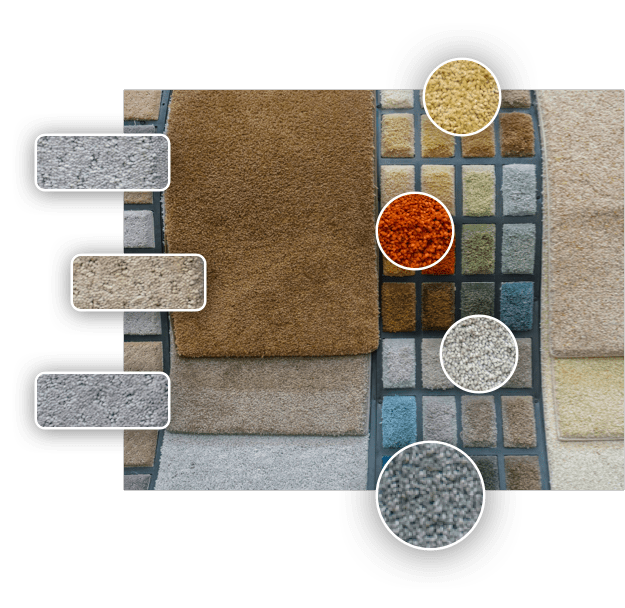 Carpet color samples | Jordan's Flooring